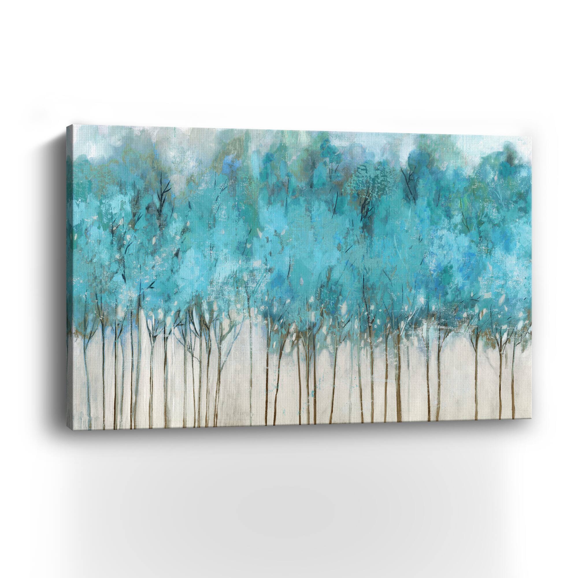 Teal Whisper Canvas Giclee